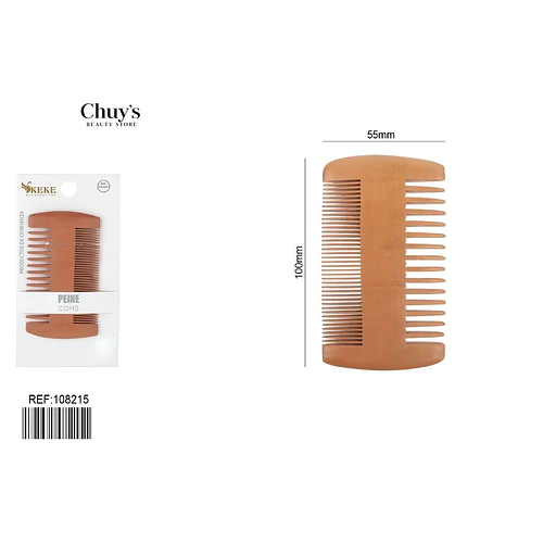 Peineta de Madera 100*55mm - Chuys Beautys | Chuy's Beautys