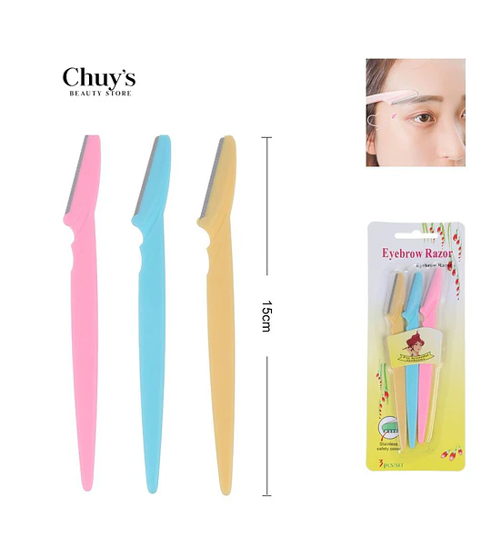 Perfiladores de cejas 3 piezas