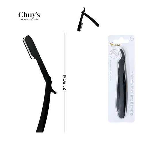 Perfilador de Cejas Acero Inoxidable 225*13MM - Chuys Beautys | Chuy's Beautys