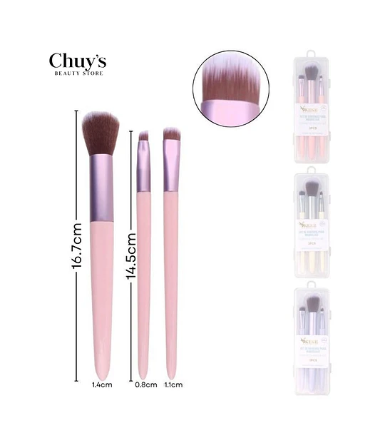 Set de Brochas de Maquillaje