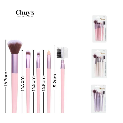 Set de brochas para maquillaje - Chuys Beautys | Chuy's Beautys