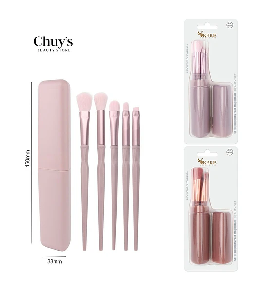 Set de Brochas para Maquillaje