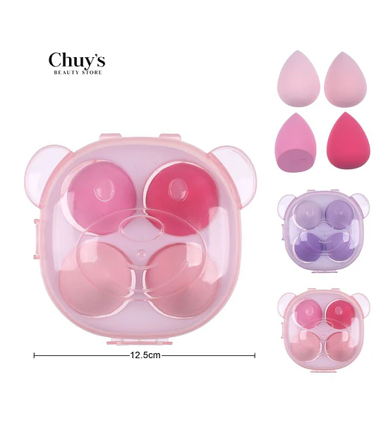 Esponjas de Maquillaje 4Pcs 8.5*6cm