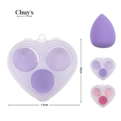Esponjas de Maquillaje 3 Piezas - Chuys Beautys | Chuy's Beautys