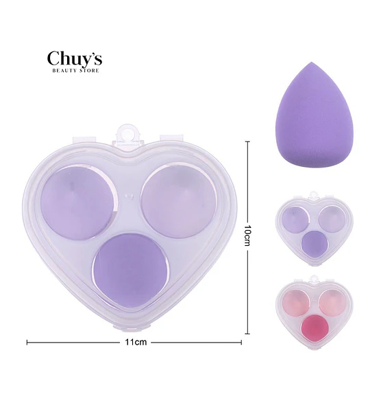 Esponjas de Maquillaje 3 Piezas