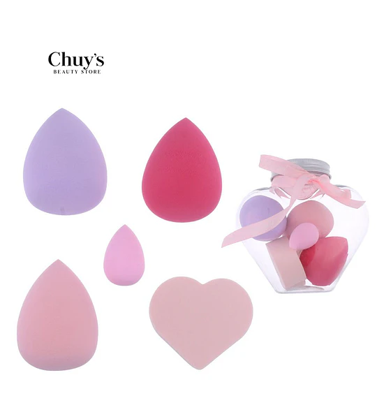 Esponjas de Maquillaje 5 Pcs