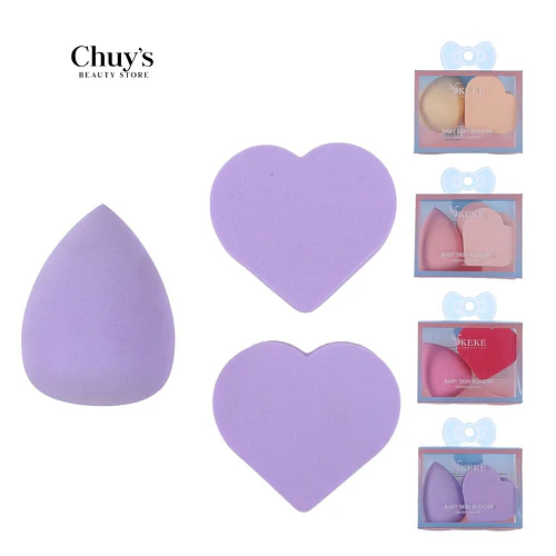Esponjas de Maquillaje 3 Piezas - Chuys Beautys | Chuy's Beautys