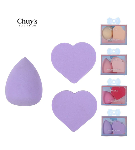 Esponjas de Maquillaje 3 Piezas