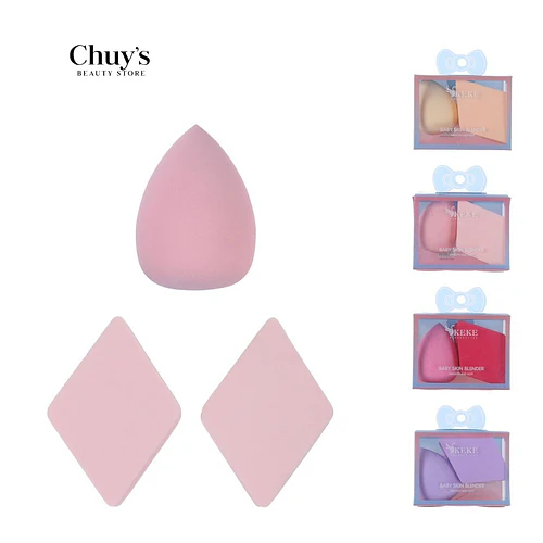 Esponjas de Maquillaje 3 Pcs - Chuys Beautys | Chuy's Beautys