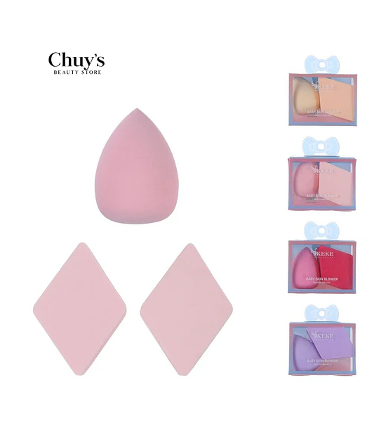 Esponjas de Maquillaje 3 Pcs