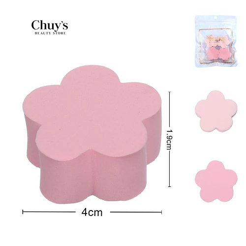Esponja de Maquillaje Floral - Chuys Beautys | Chuy's Beautys
