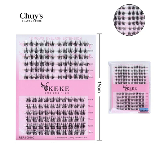 Pestañas por Punto 9-14mm 240pcs - Chuys Beautys | Chuy's Beautys