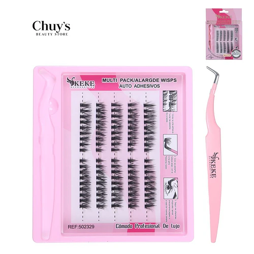 Pestañas por Punto Auto Adhesivas - Chuys Beautys | Chuy's Beautys