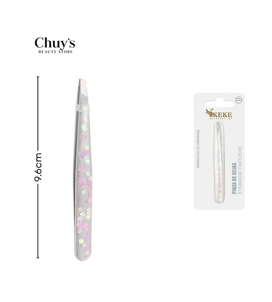 Pinzas para cejas acero inoxidable 96*9mm