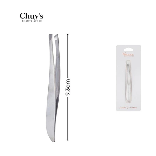 Pinzas para cejas acero inoxidable 9,3cm - Chuys Beautys | Chuy's Beautys