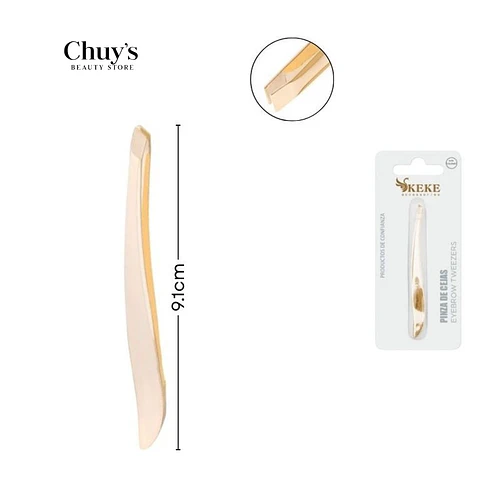 Pinzas para cejas doradas - Chuys Beautys | Chuy's Beautys