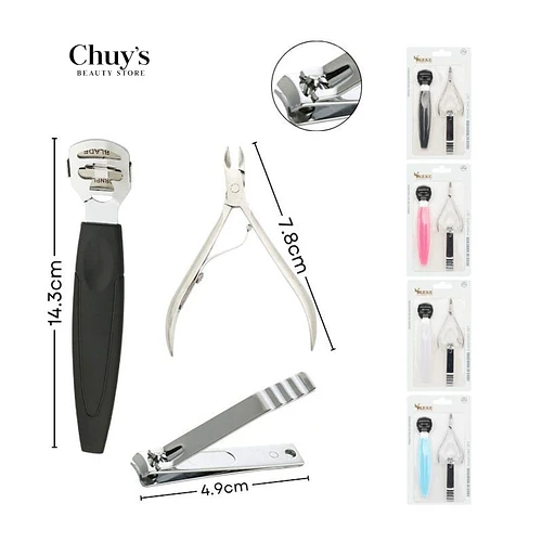 Set de Manicura 3 Piezas - Chuys Beautys | Chuy's Beautys