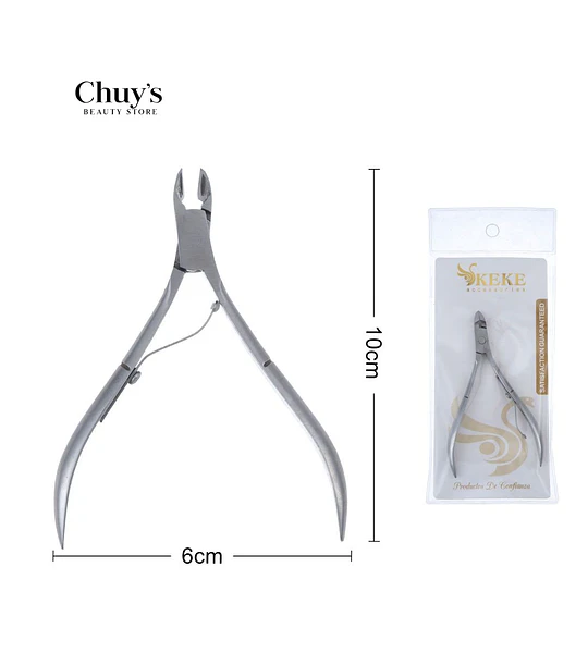 Corta cutículas acero inoxidable 9cm