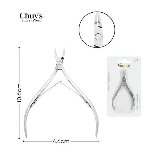 Cortacutícula de Tenaza Acero Inoxidable - Chuys Beautys | Chuy's Beautys