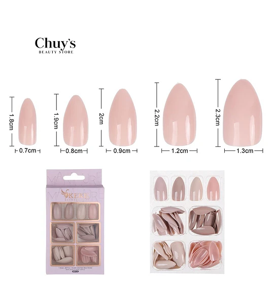 UNAS UNICOLOR 96PCS