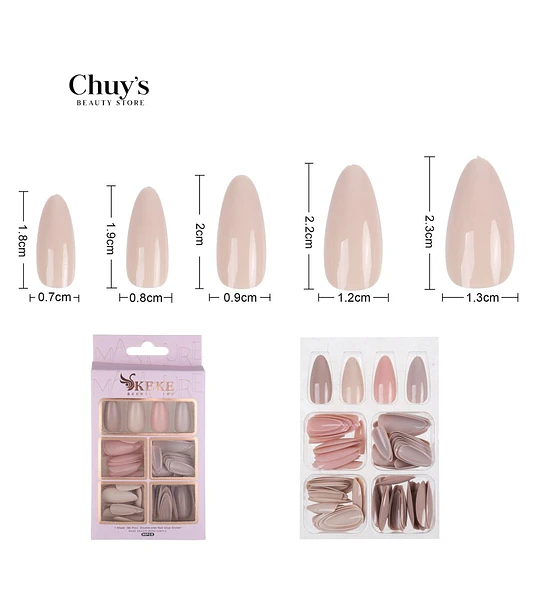 UNAS UNICOLOR 96PCS