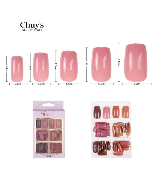 UNAS UNICOLOR 96PCS