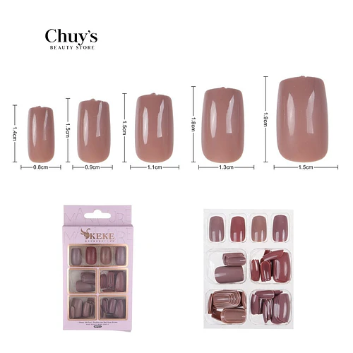 UNAS UNICOLOR 96PCS - Chuys Beautys | Chuy's Beautys