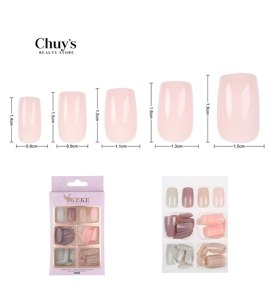 UNAS UNICOLOR 96PCS
