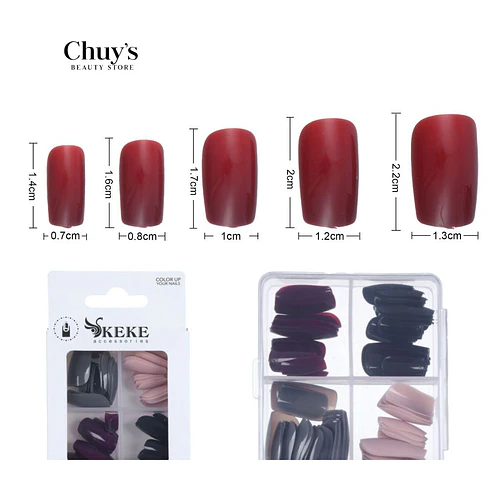 UNAS TIPS COLORES 96PCS - Chuys Beautys | Chuy's Beautys