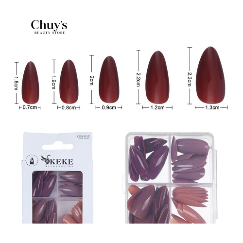 UNAS TIPS COLORES 96PCS - Chuys Beautys | Chuy's Beautys