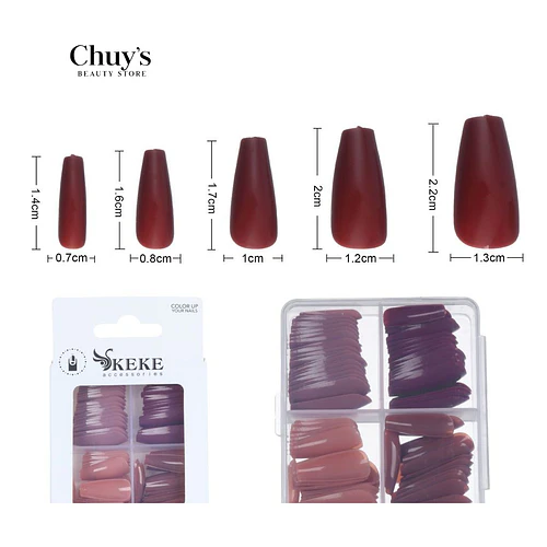 UNAS TIPS COLORES 96PCS - Chuys Beautys | Chuy's Beautys