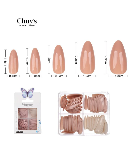 Uñas con Diseños 60 Pcs