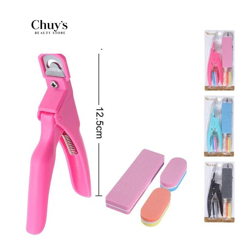 Set de corta tips y limas 4pcs - Chuys Beautys | Chuy's Beautys