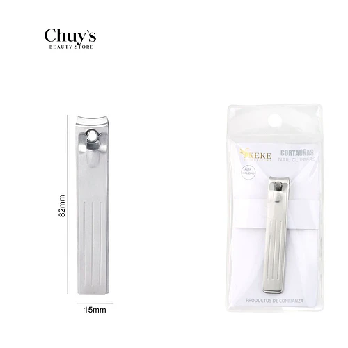 Cortaúñas Acero Inoxidable 82*14 mm - Chuys Beautys | Chuy's Beautys