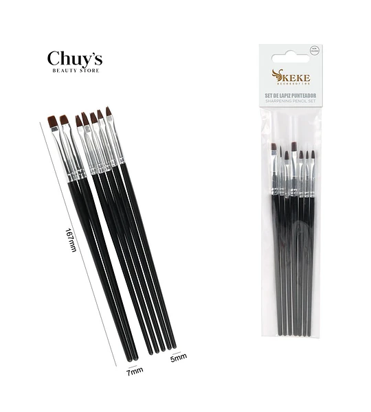 Pincel para realizar uñas