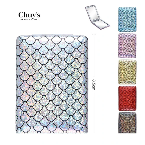 Espejos para cartera con diseño escamoso - Chuys Beautys | Chuy's Beautys