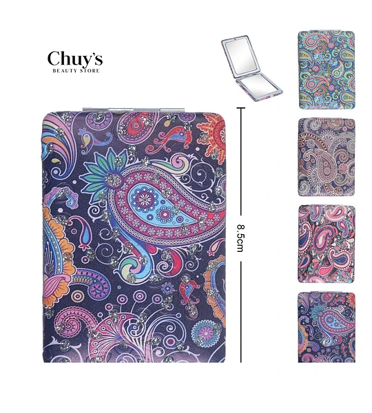 Espejos para cartera estampados