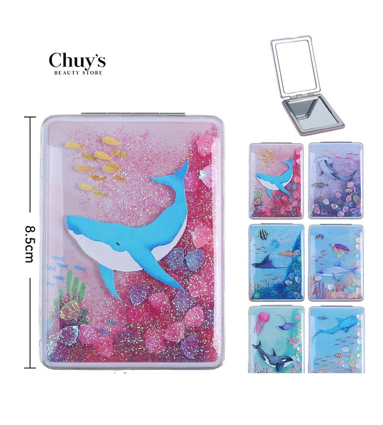 Espejos para cartera estampados