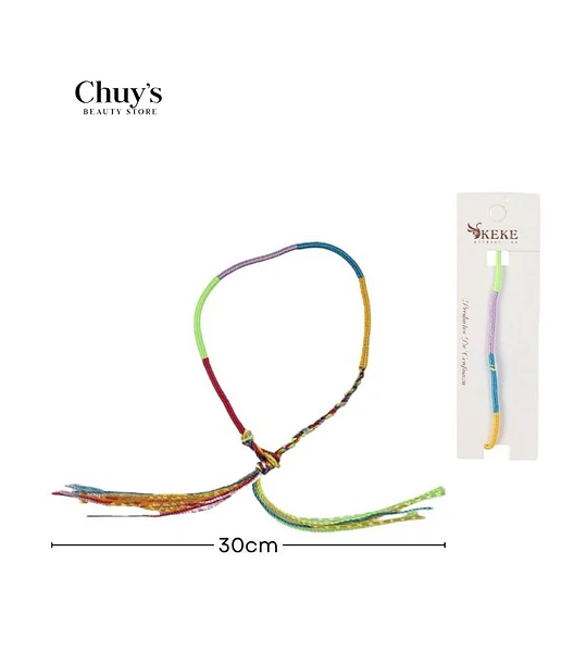 Pulseras Tejidas Multicolores
