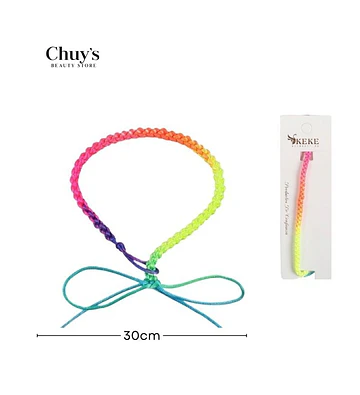Pulsera Tejida Arcoíris 30cm - Chuys Beautys | Chuy's Beautys Store