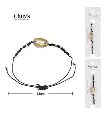Pulsera Artesanal con Concha 18cm - Chuys Beautys | Chuy's Beautys Store