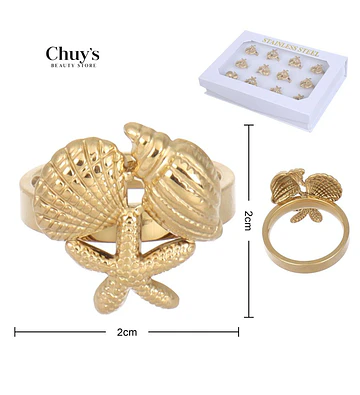 Caja de Anillos Acero Inoxidable - Chuys Beautys | Chuy's Beautys Store