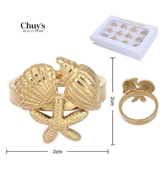 Caja de Anillos Acero Inoxidable