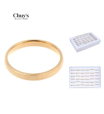 Anillo Acero Inoxidable Dorado - Chuys Beautys | Chuy's Beautys Store