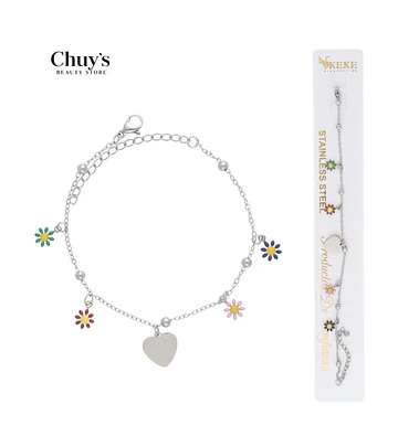 Pulseras de acero inoxidable 18*5cm - Chuys Beautys | Chuy's Beautys Store
