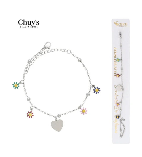 Pulseras de acero inoxidable 18*5cm