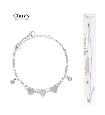 Pulsera de acero inoxidable 18*5cm - Chuys Beautys | Chuy's Beautys Store