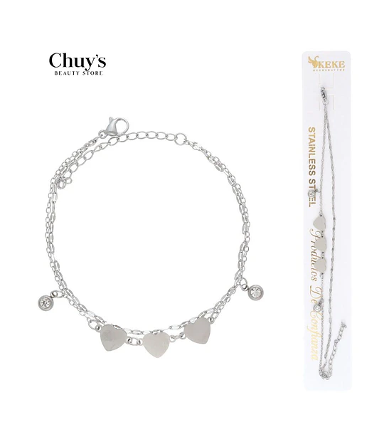 Pulsera de acero inoxidable 18*5cm