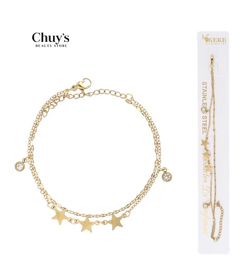 Pulseras de acero inoxidable 18*5cm - Chuys Beautys | Chuy's Beautys Store