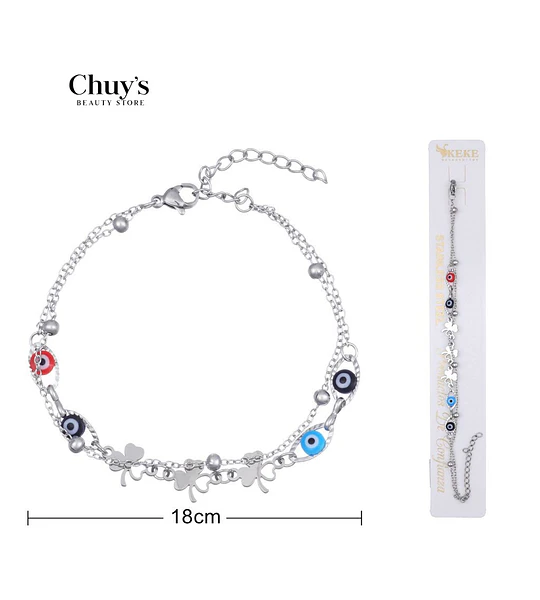 Pulseras de acero inoxidable 18*5cm